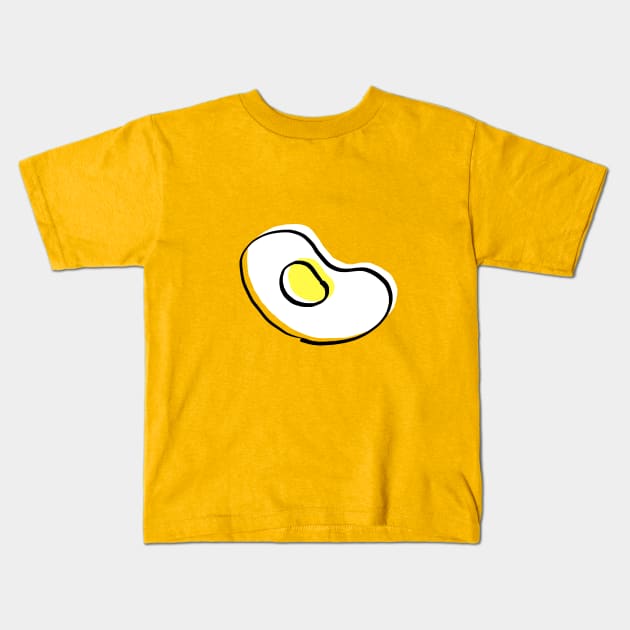 Scrambled egg Kids T-Shirt by KlenX